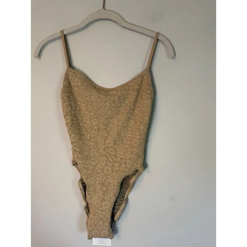 Bond-eye Low Palace One Piece Tan One Size Fits Most NEW $180